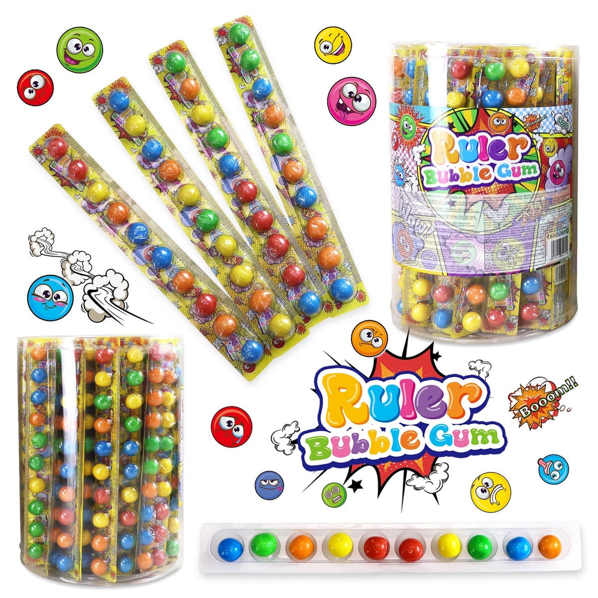 RULER BUBBLE GUM