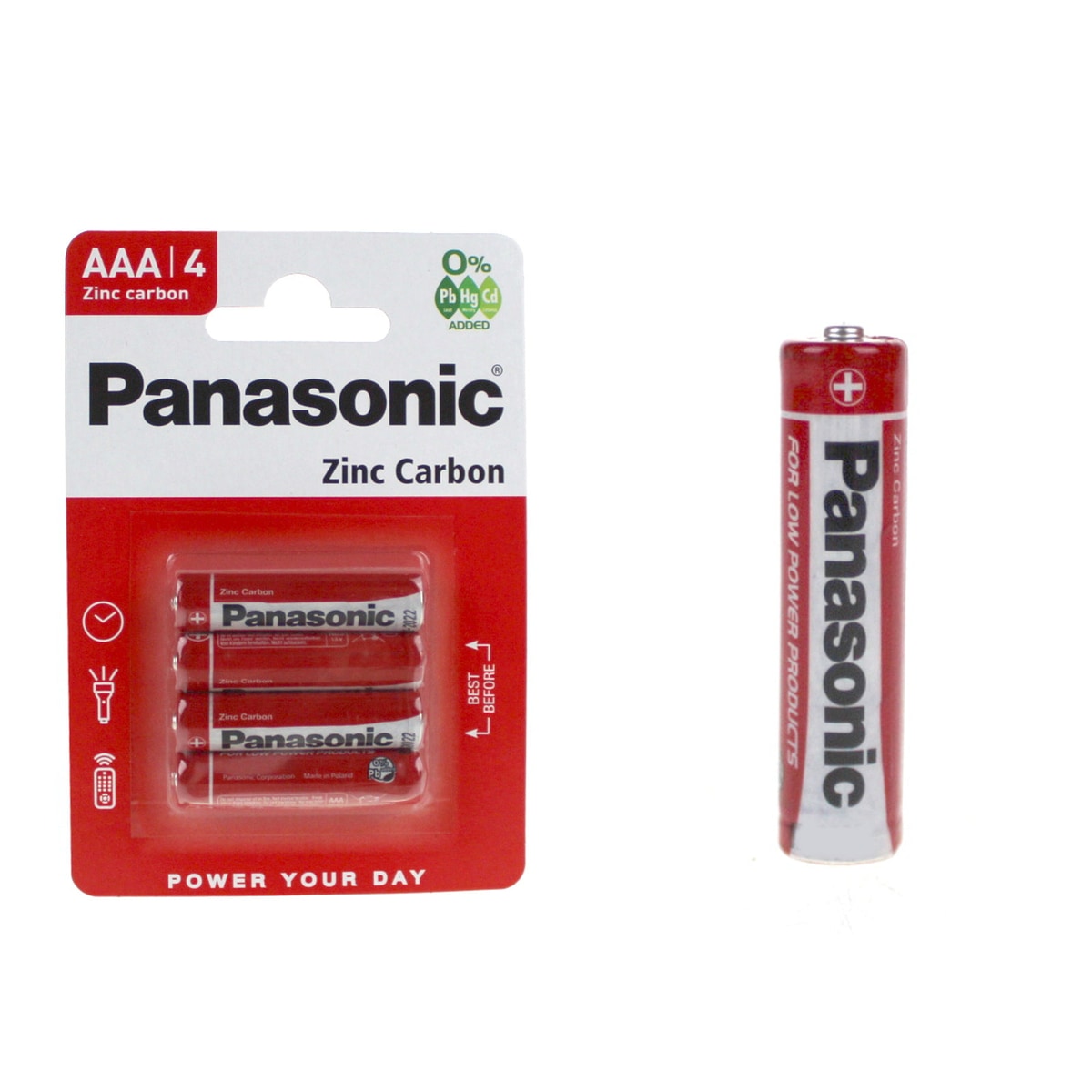 Pile PANASONIC R03 AAA lot 4 pcs