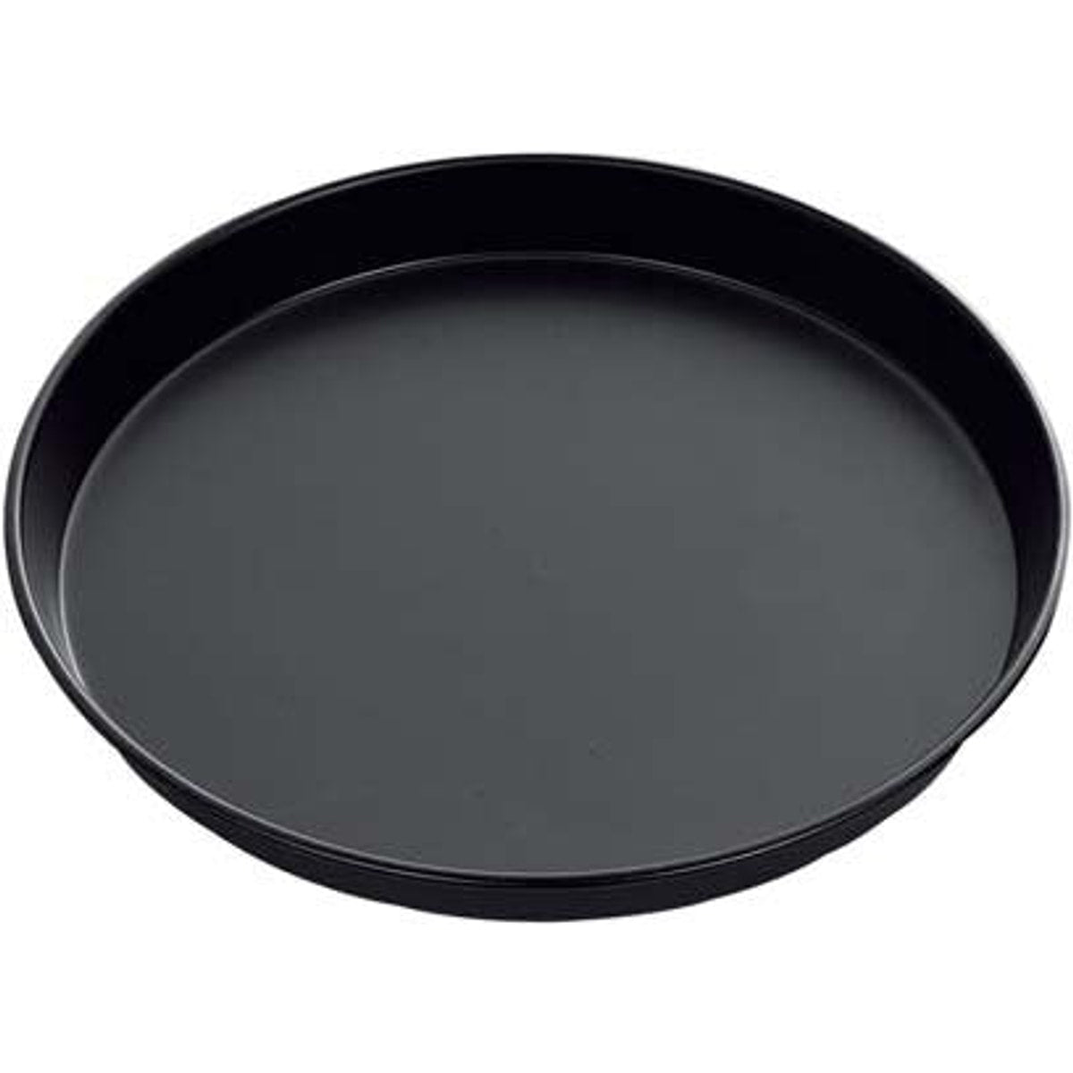 Plaque à pâtisserie ronde NOIRE pour pizza, 29x1,5 cm