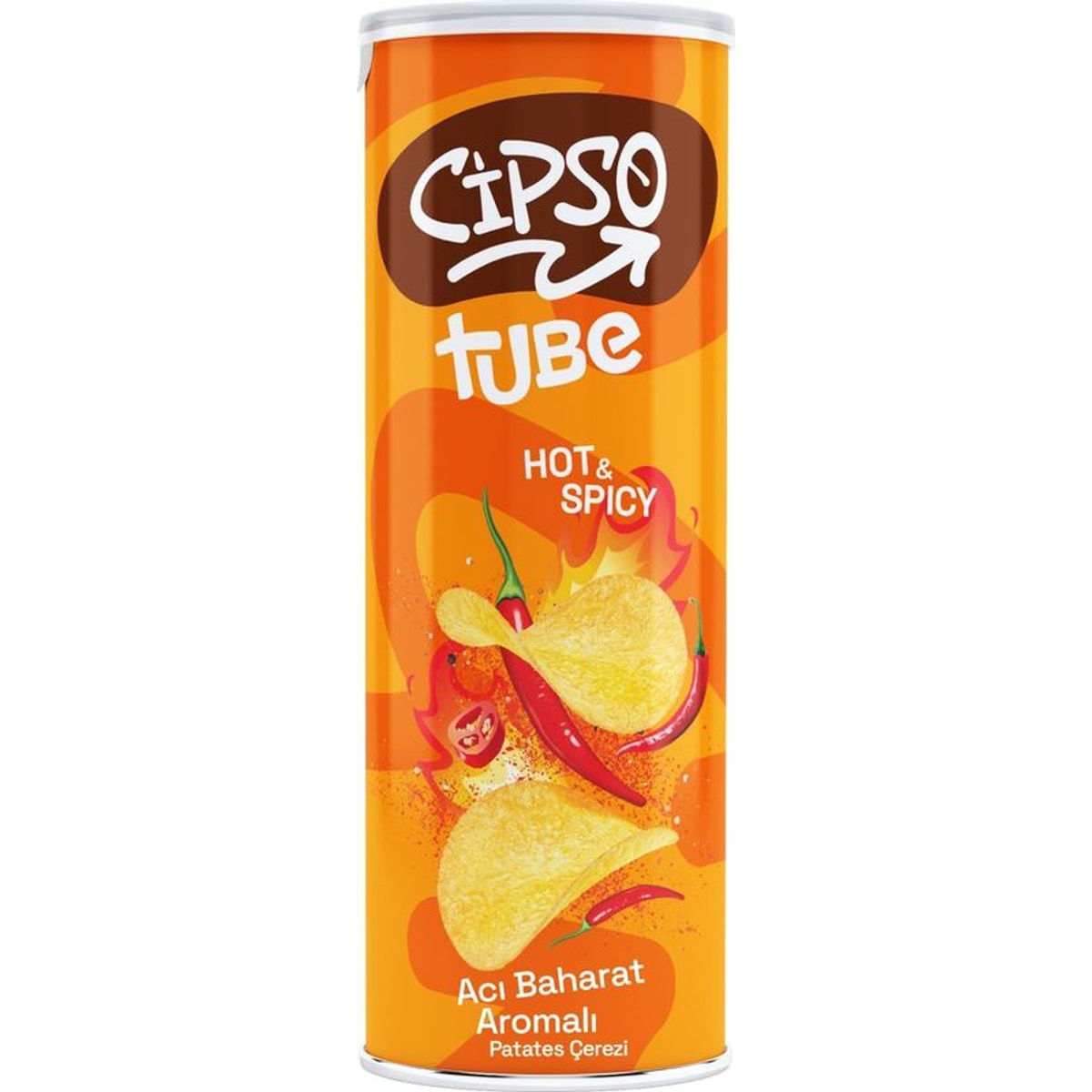 Cipso Tube Hot & Spicy – 90 g x 19 unités.