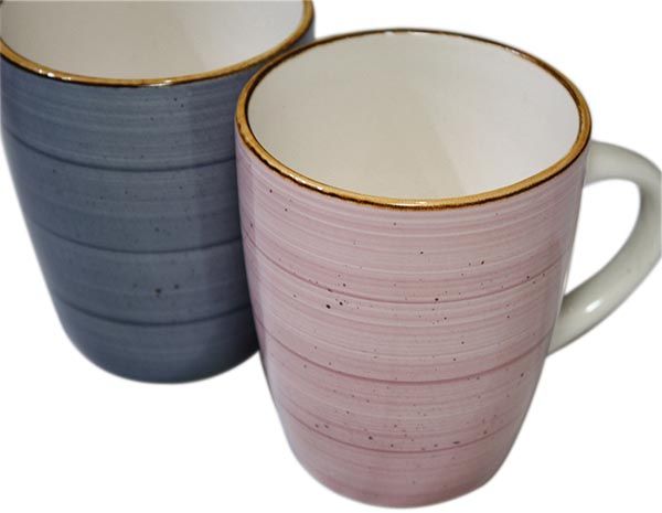 Tasse à café 10x8,5 cm,, peinte à la main,