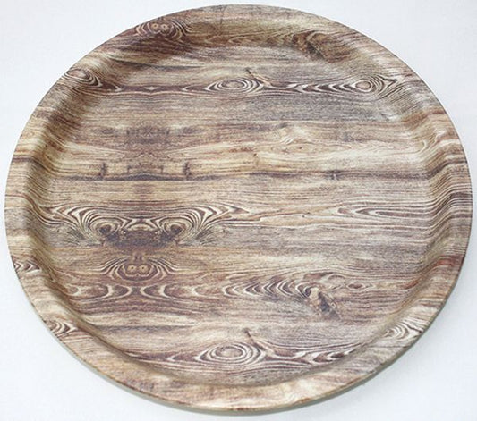 Plateau XL design en bois rond, 24x2cm