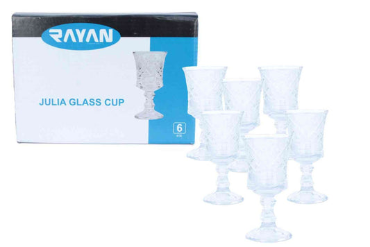 Tasse en verre  40 ml Julia 6 pièces