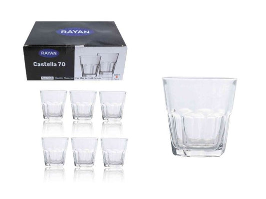 Set de verres en verre Casablanca 150 ml – Lot de 6 pièces