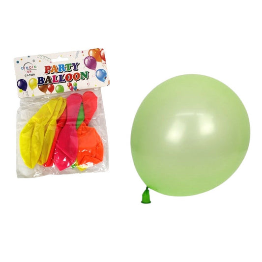 Ballons unicolores 25 cm - lot de 10 pcs