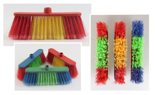 Brosse de balayage mélange de couleurs