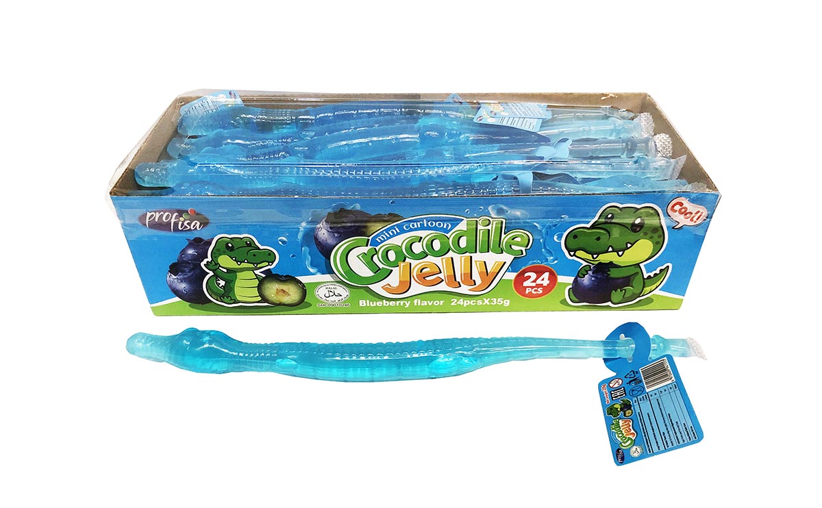 BLUEBERRY CROCODILE MINI CARTOON JELLY