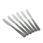Couteaux en acier, lot de 6 pcs.