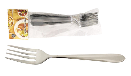 Couverts à gâteau en acier inoxydable lisse 15,5 x 2,3 cm, lot de 6 pièces