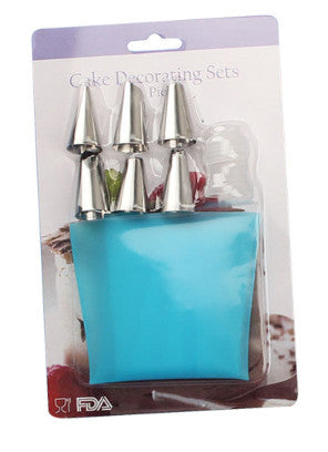 Ensemble de décoration de gâteau BLEU, ensemble. 8 pièces