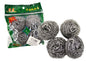 Éponges acier inoxydable en feuille, lot de 4