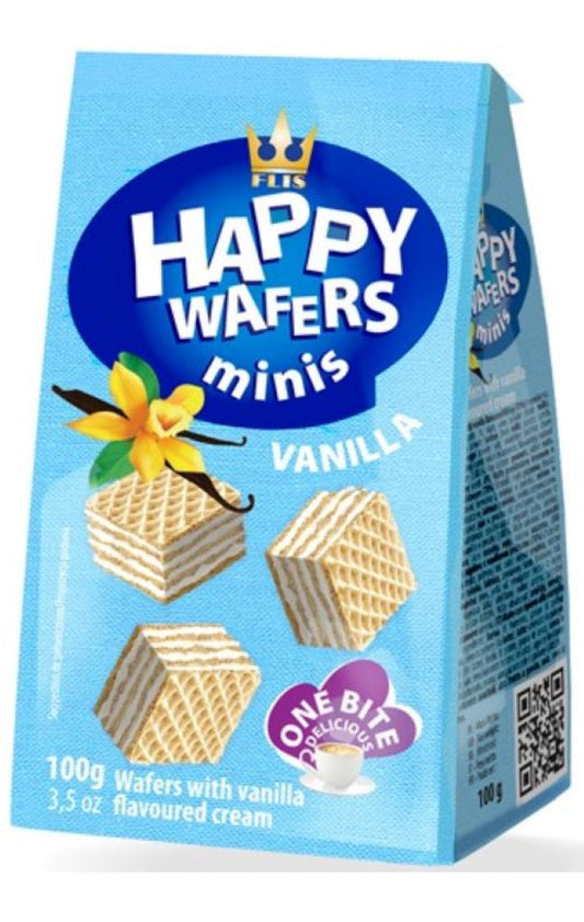 Happy wafers vanille 100g