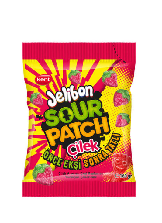 Gummy sour patch fraise 160g