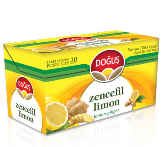 Dogus sachets Thé gingembre citron 20x