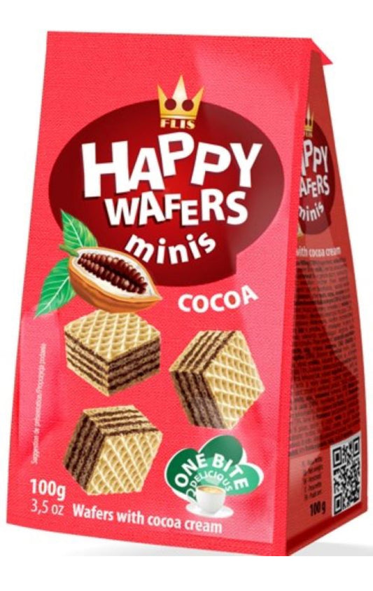 Happy wafers cacao 100g