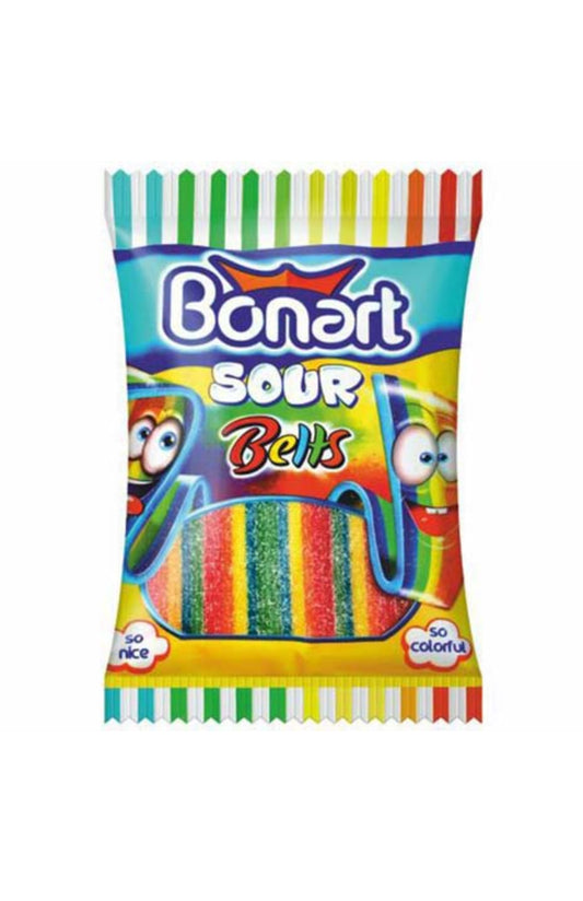 Gummy sour Belts 80g