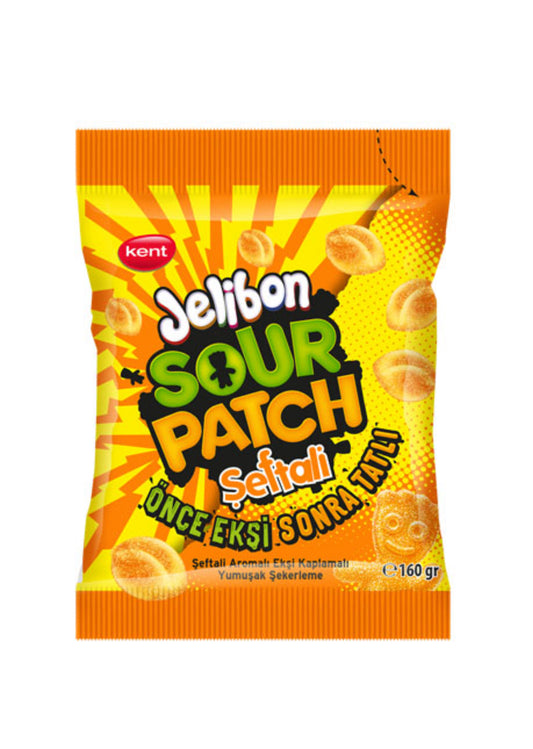Gummy sour patch pêche 160g