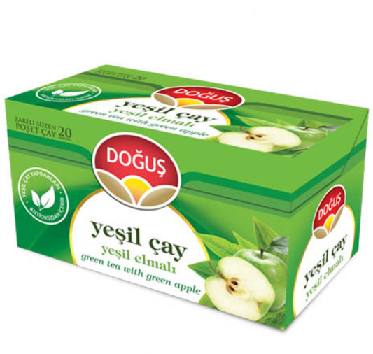 Dogus sachets Thé vert - Pomme 20x