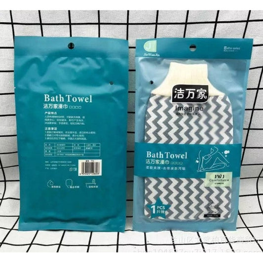 Gant de bain vagues, mélange de couleurs
