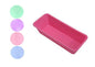 Moule rectangulaire en silicone 26x11x6,5 cm mix color