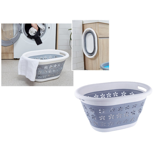 Panier, bac à linge pliable 50cm