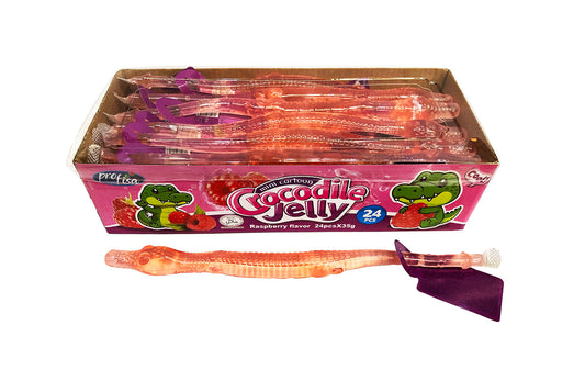 RASPBERRY CROCODILE MINI CARTOON JELLY