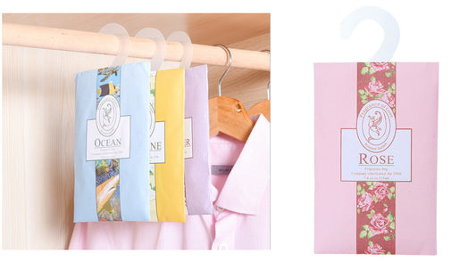 Sachet parfumé pour armoire suspendue - ROSE