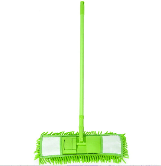 Serpillère microfibre + manche VERT