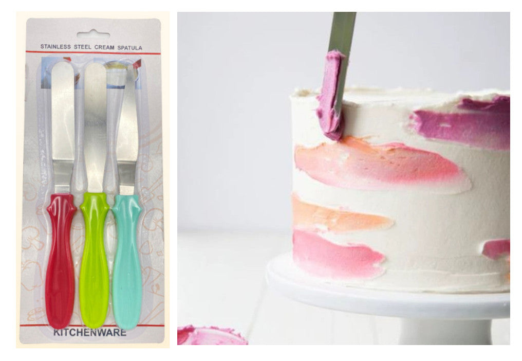 Spatule à gâteau lot de 3 pièces