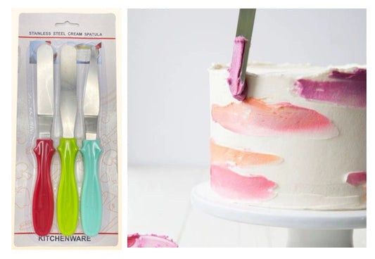 Spatule à gâteau lot de 3 pièces