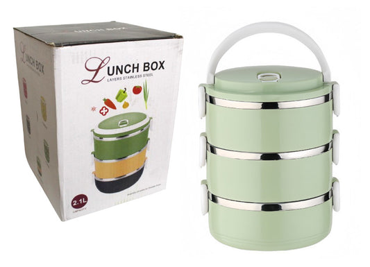 Lunch box triple, cantine 2,1 L