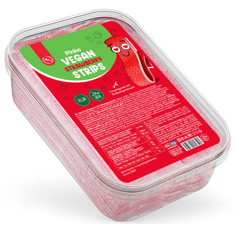 Pinko Vegan Fraise Strips boite 200g