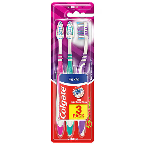 Dentifrice COLGATE 3pcs Zig Zag medium