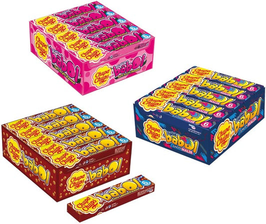 Alimentation Chupa Chups Chewing-gum Big Babol assortis