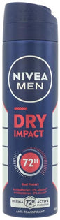 Déodorant spray Nivea 150 ml pour homme, parfum sec.