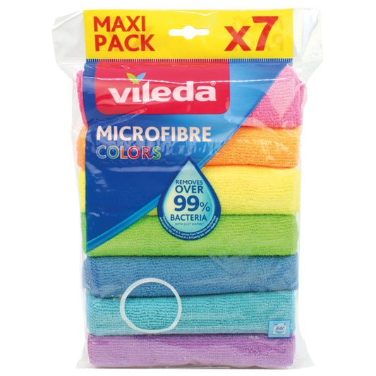 Vileda chiffon tout usage Couleurs XXL 7 pièces