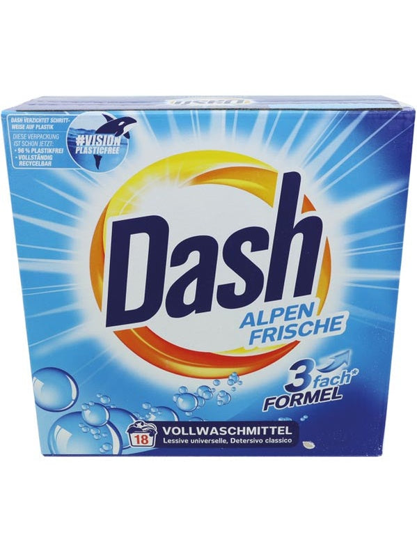 Lessive Dash Alpen Fresh 18 WL 1,17 kg