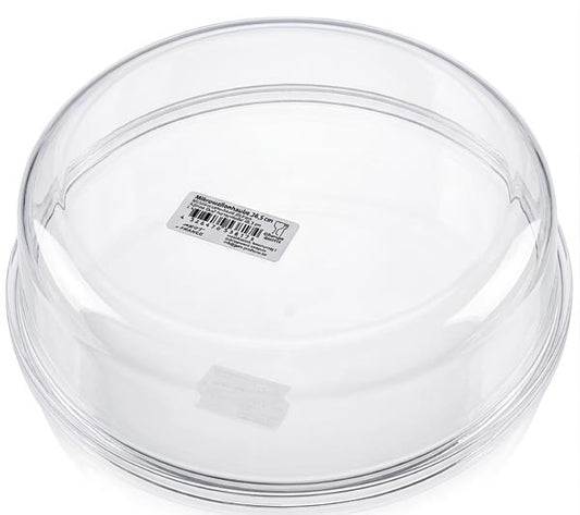 Couvercle de micro-ondes de 26,5 cm en plastique transparent
