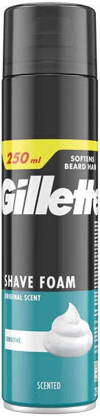 Mousse à raser Gillette 250 ml Peaux sensibles