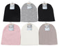 Bonnet d'hiver en maille pour femme, 40 g, 4 couleurs assorties
