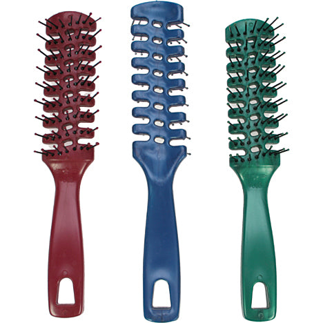 Brosse à cheveux squelette Kusto, couleurs assorties, 20 cm