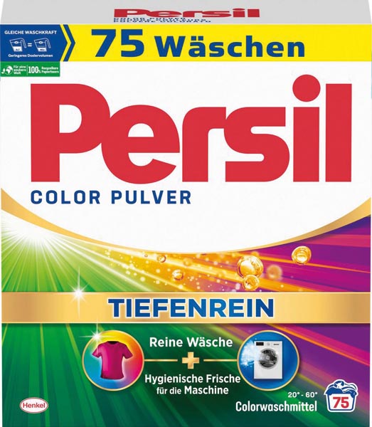 Lessive en poudre Persil Couleur 75WL