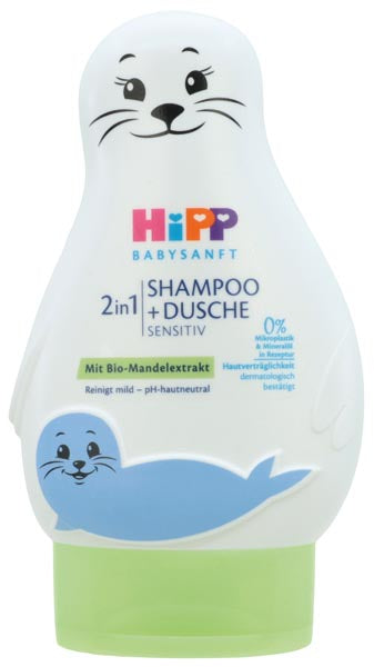 Shampooing et gel douche Hipp Baby Soft Sensitive 200 ml