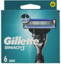 Lames Gillette Mach3, paquet de 6