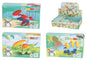 Jeu de construction de dinosaures en blocs 10x5cm, 12/s, 30 à 40 blocs de construction,