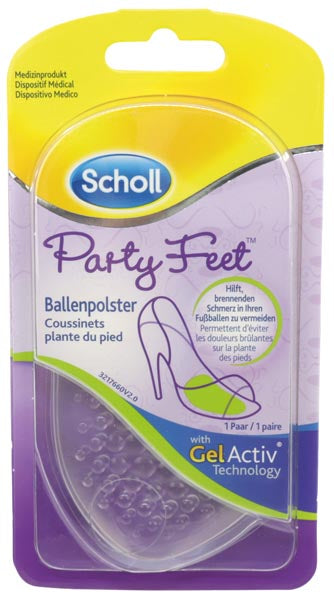 Coussinet de pieds Scholl Party Feet avec GelActiv