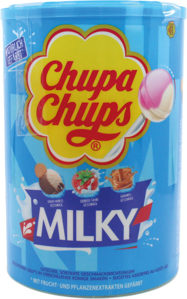 Chupa Chups Milky, boîte de 100 pièces de 1200 g