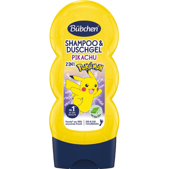 Shampoing et gel douche 2 en 1 pour enfants Pokémon