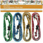 Sangles à cliquet, lot de 4, 75 cm de long chacune, 4 couleurs assorties