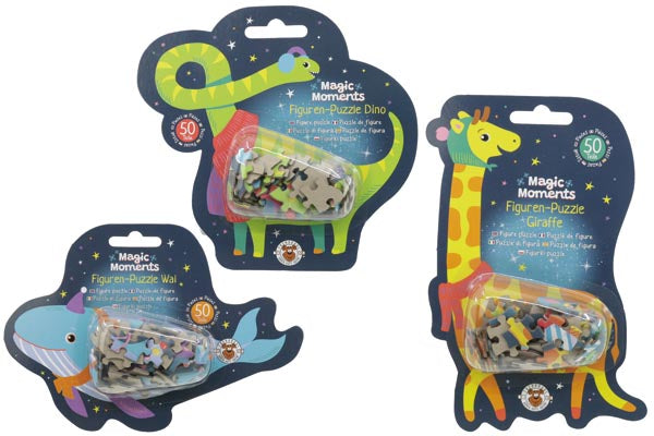 Puzzle Magic Moments de 50 pièces - figurines assorties